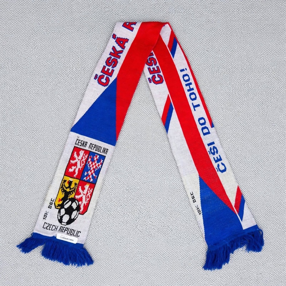 Vintage Czech Republic National Team Supporter Scarf Ceska Republika